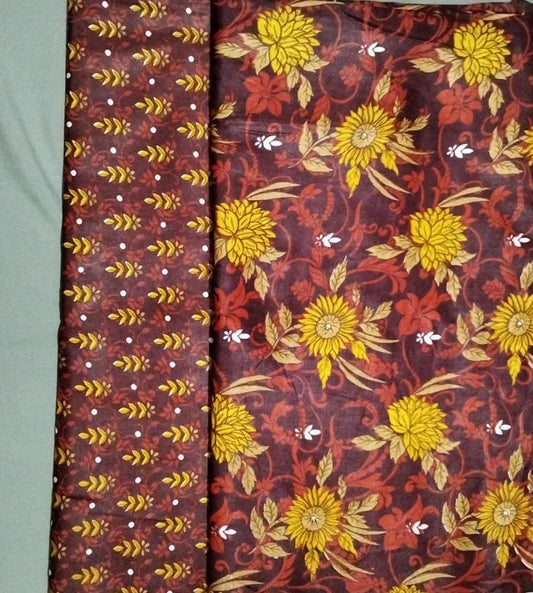 Premium Airjet Digital Printed 2 Piece Unstitched (Shirt + Trouser)